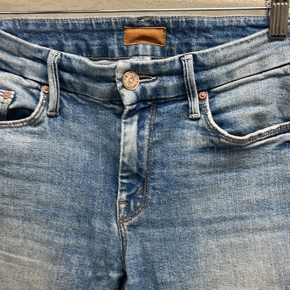 Mother The Looker Ankle Fray Jeans in Love Gun 26 - Picture 2 of 11